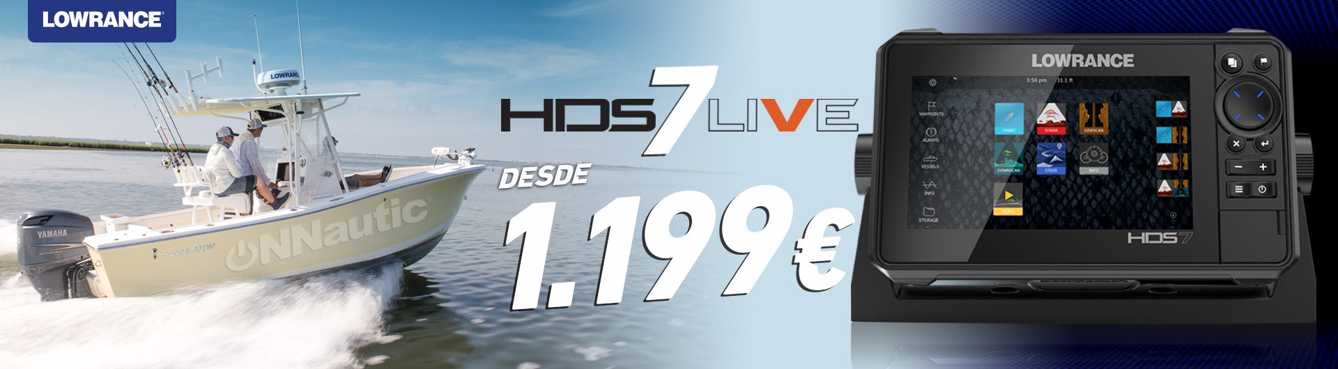 Compra tu HDS 7 LIVE desde 1199€. Una Oferta que no puedes dejar pasar, aquí en ONNautic.